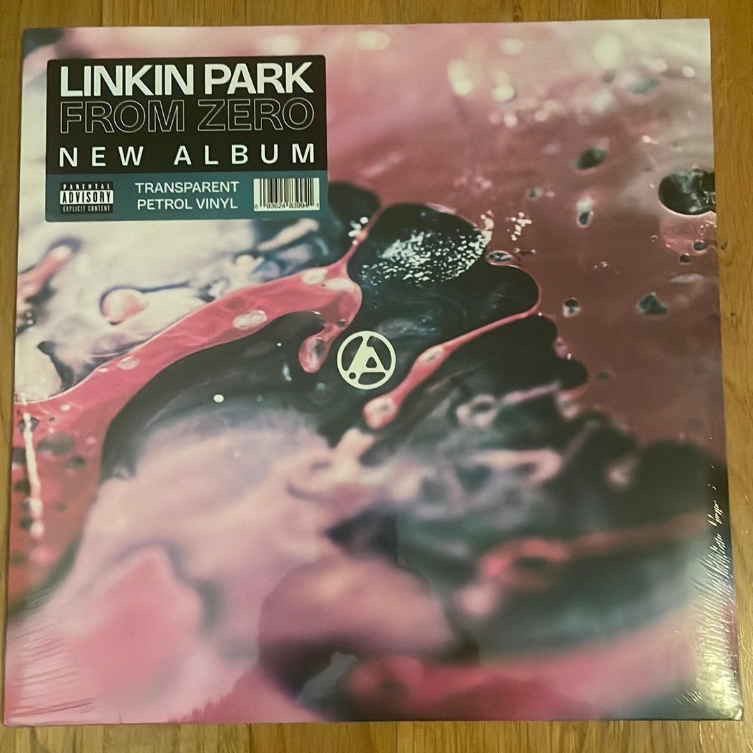 Linkin Park – From Zero – Transparent Petrol Vinyl – Senaste – 2024 – NY