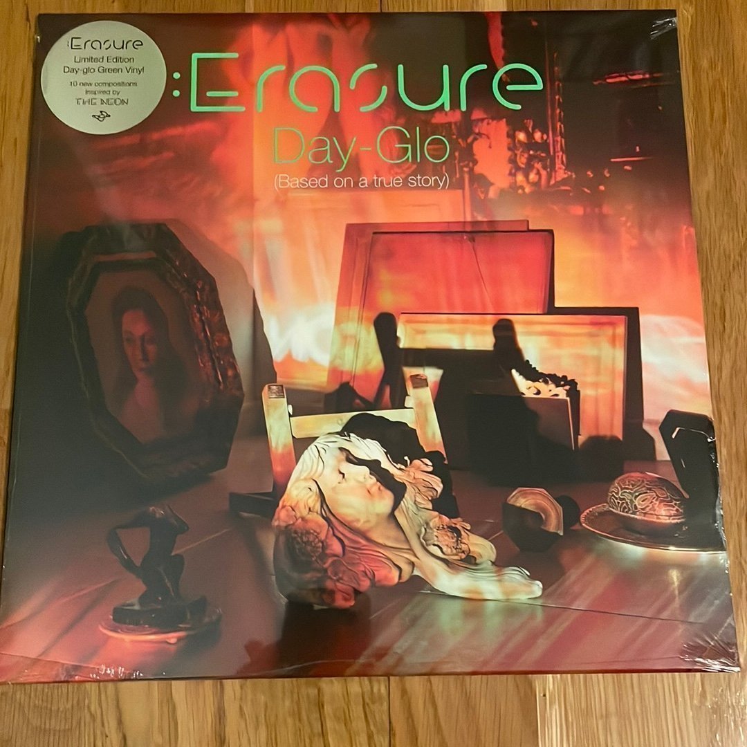 Erasure – Day-Glo – Limited Edition Grön Vinyl LP – 2022 – UK – NY