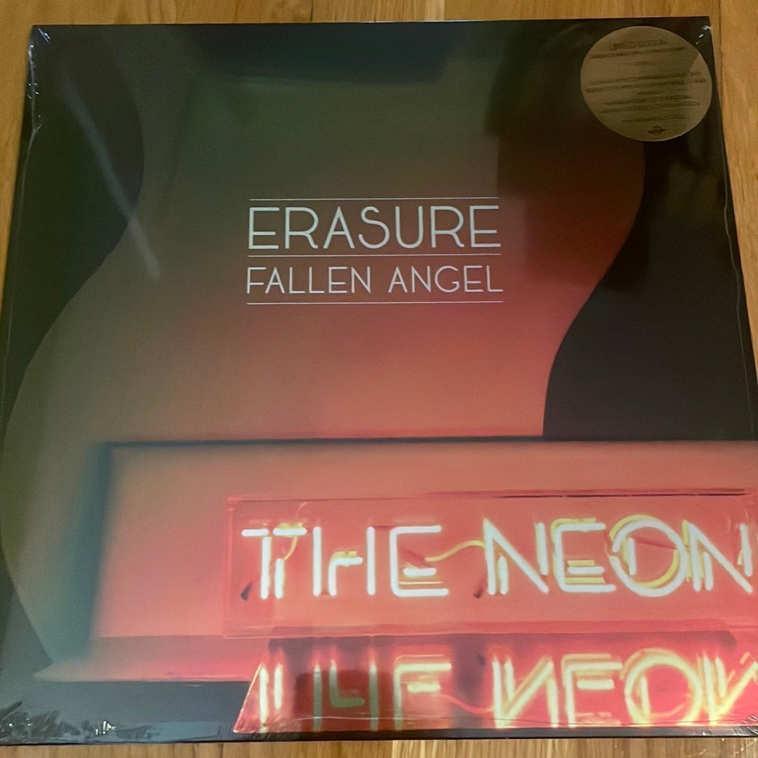 Erasure – Fallen Angel – Limited Edition Neon Orange Vinyl & Mirror – 2020 – NY