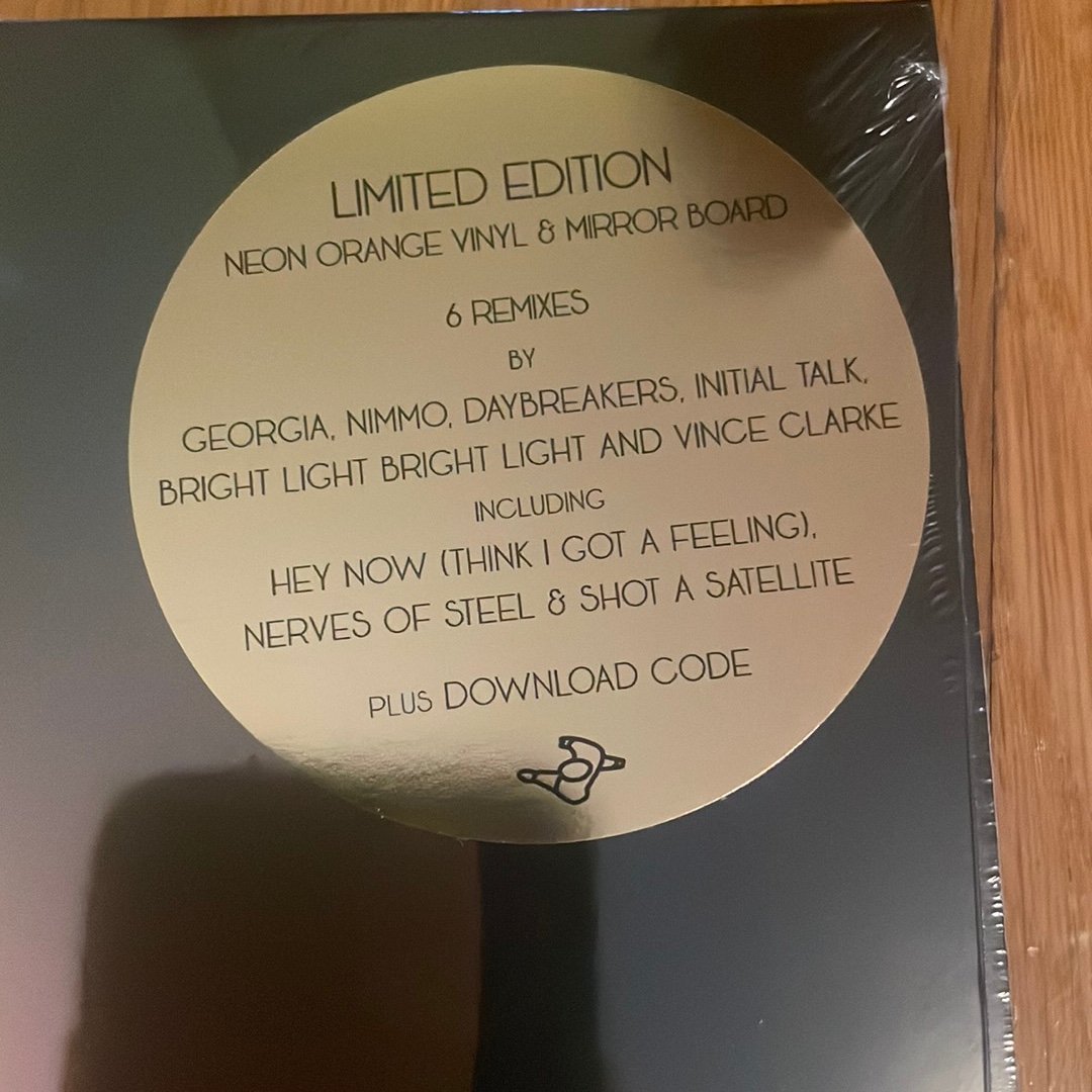 Erasure – Fallen Angel – Limited Edition Neon Orange Vinyl & Mirror – 2020 – NY - Bild 2