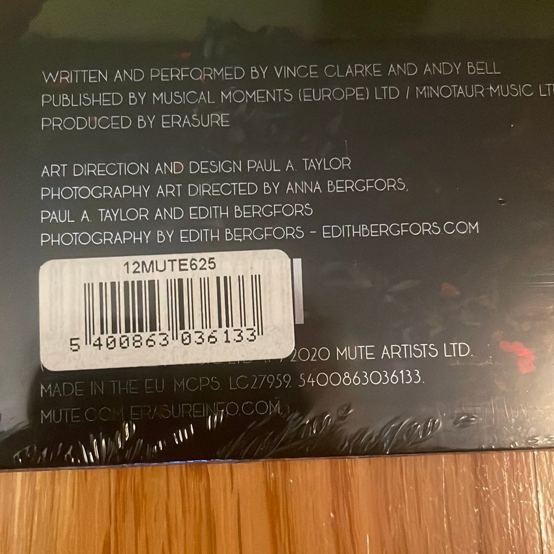 Erasure – Fallen Angel – Limited Edition Neon Orange Vinyl & Mirror – 2020 – NY - Bild 4
