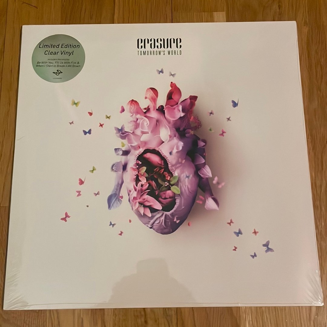 Erasure – Tomorrow’s World – Limited Edition – Clear Vinyl – 2024 – World – NY!