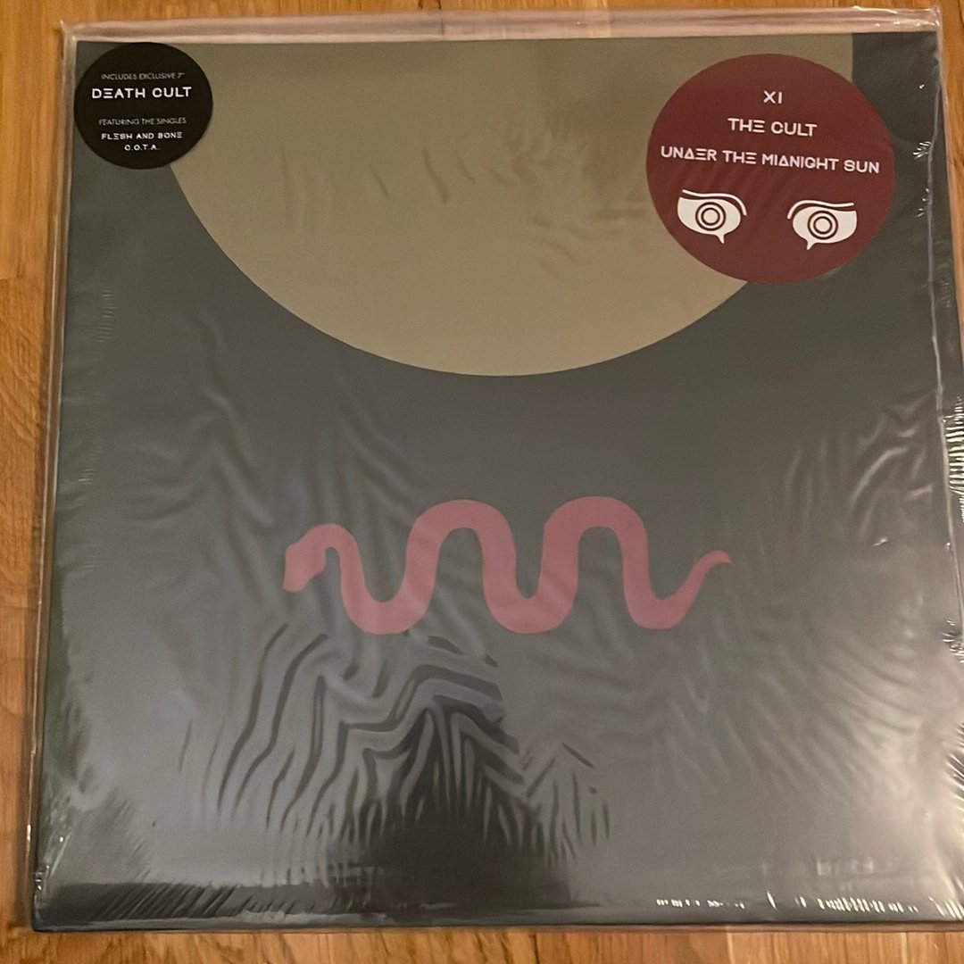 The Cult – Under the Midnight Sun LP + Death Cult 7″ – Vinyl LP+7″ – Rare – NY!