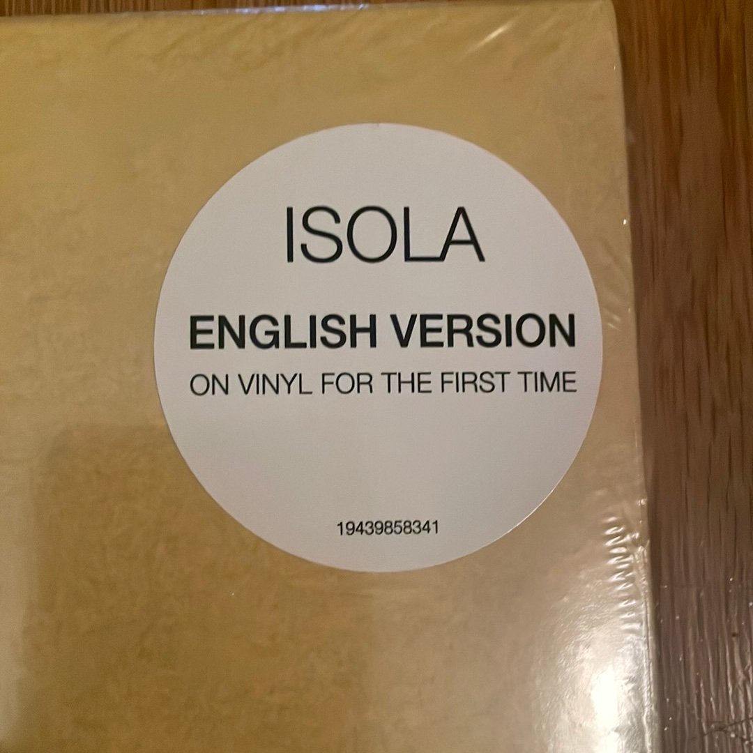 Kent – Isola – Vinyl LP – Limited Edition – Gul Vinyl – 2023 – EU – NY! - Bild 2